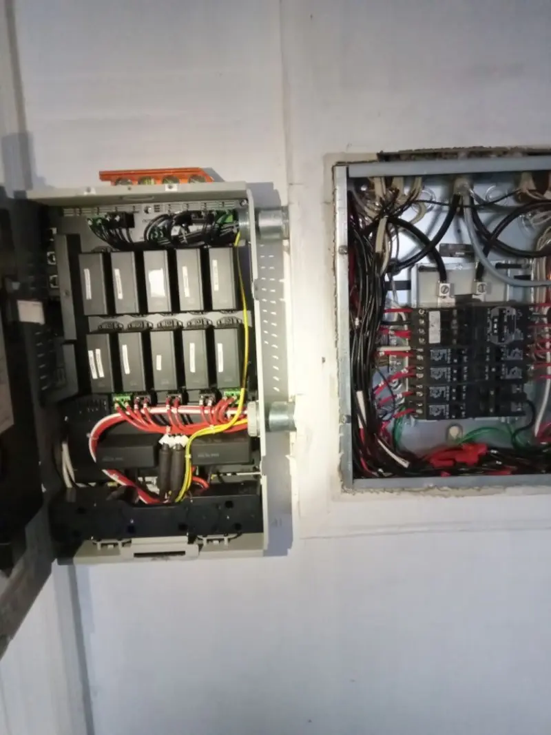 Electrical panel upgrade completed for Carbon Monoxide Detector Installation in Rockwell